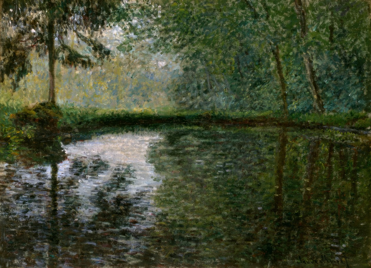 Coin d’étang à Montgeron tekijältä Claude Monet