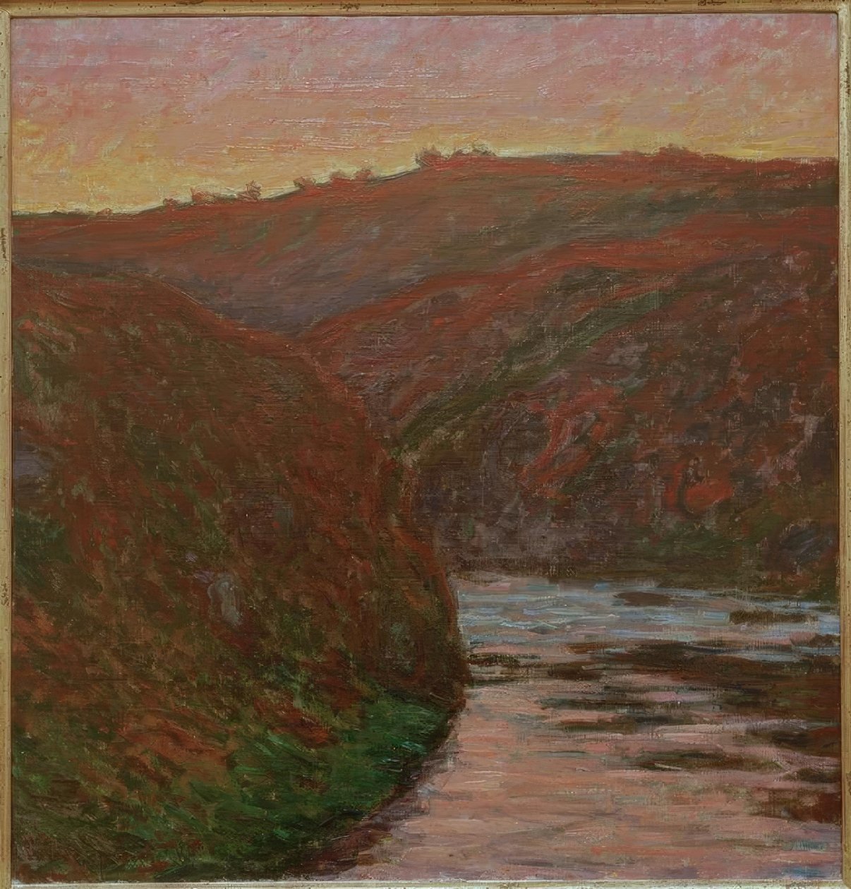 Creuse, soleil couchant tekijältä Claude Monet
