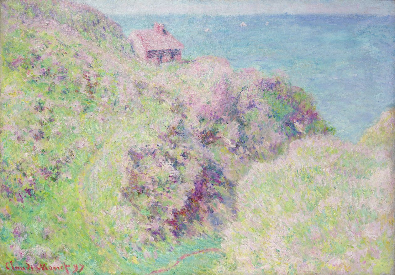 Tullitalo Varengevillessä, 1897 tekijältä Claude Monet