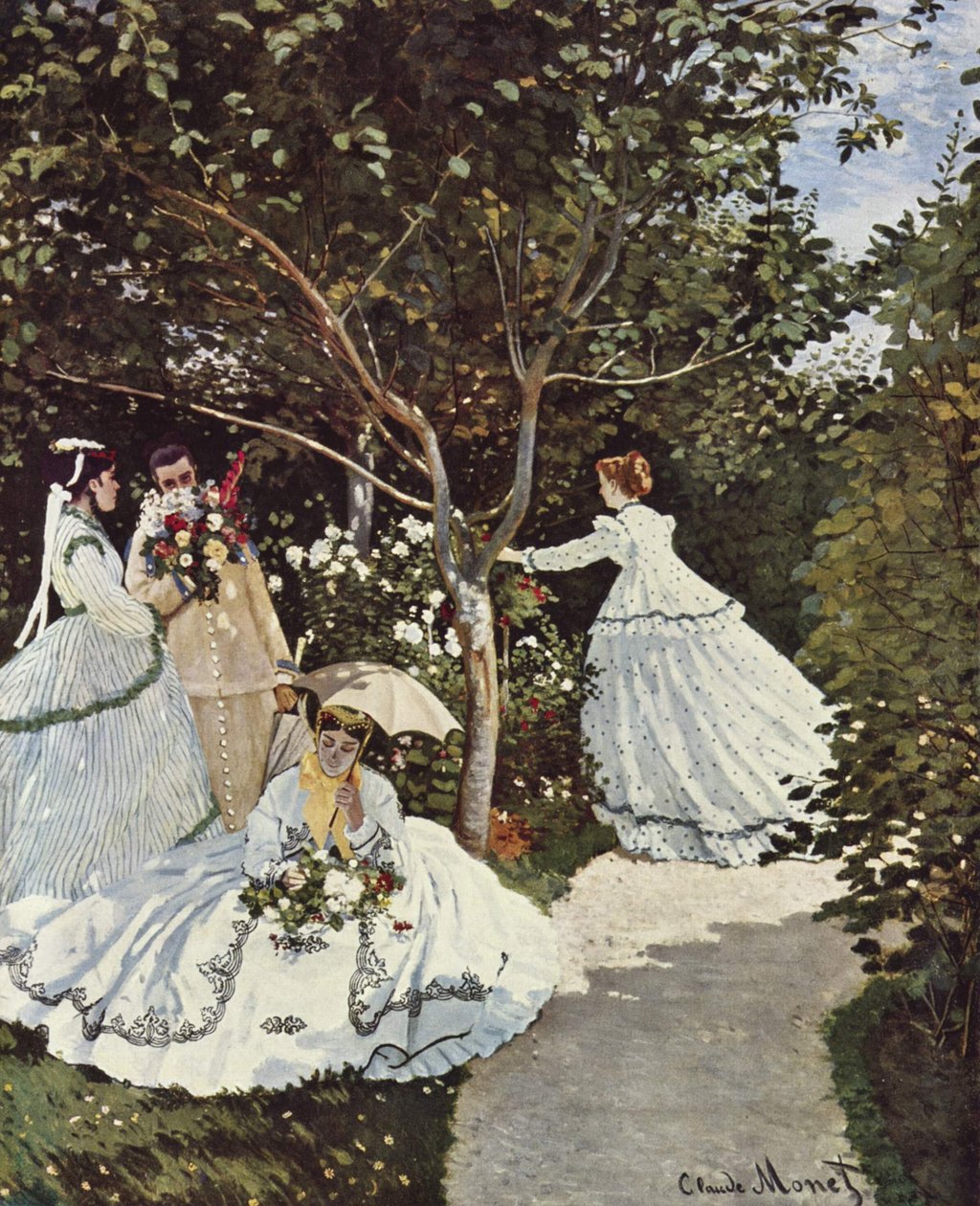 Frauen im Garten tekijältä Claude Monet