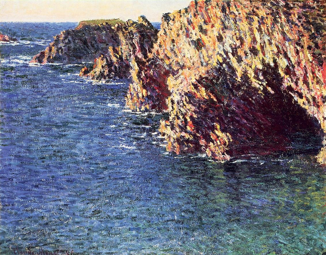 Grotte de Port-Domois tekijältä Claude Monet