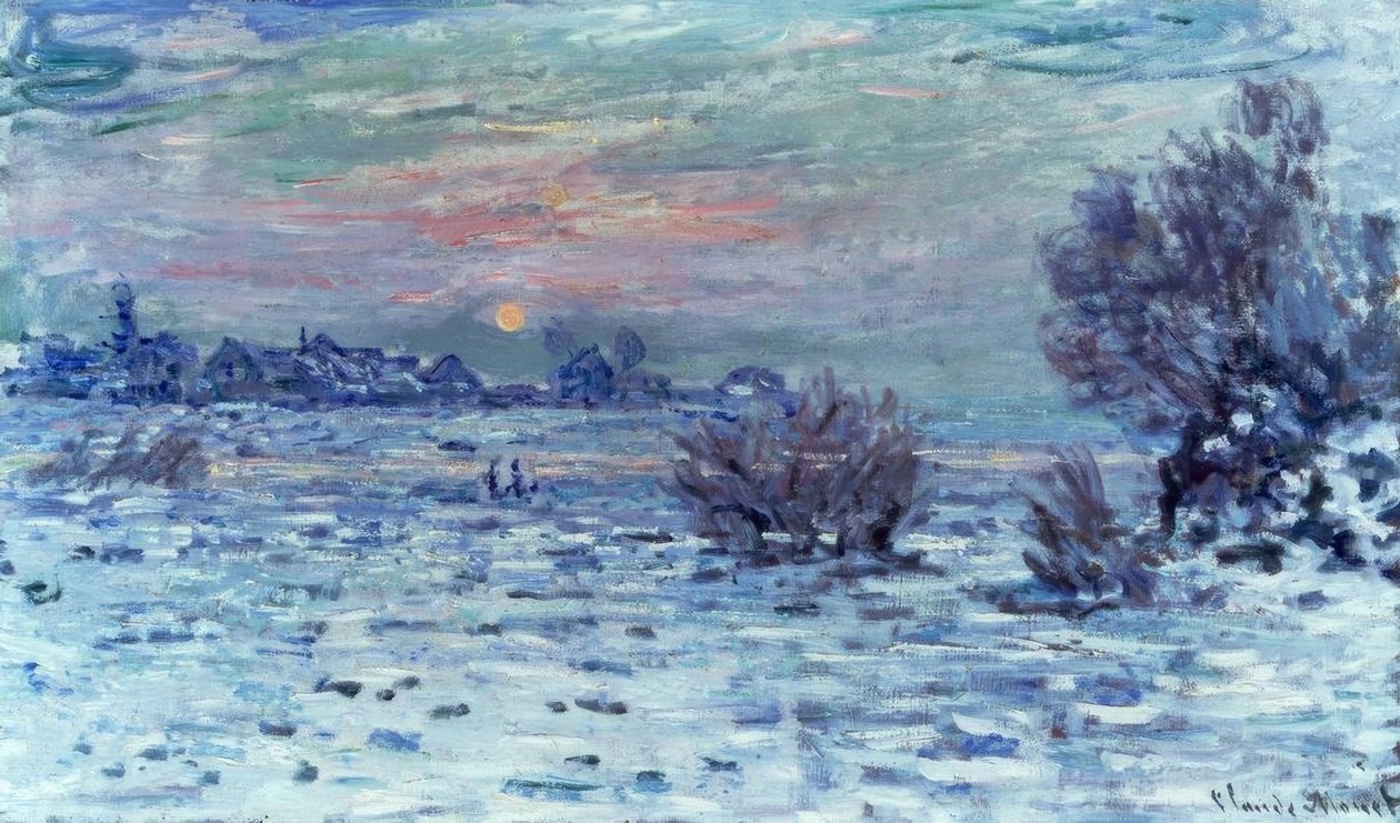 Hiver sur la Seine, Lavacourt tekijältä Claude Monet