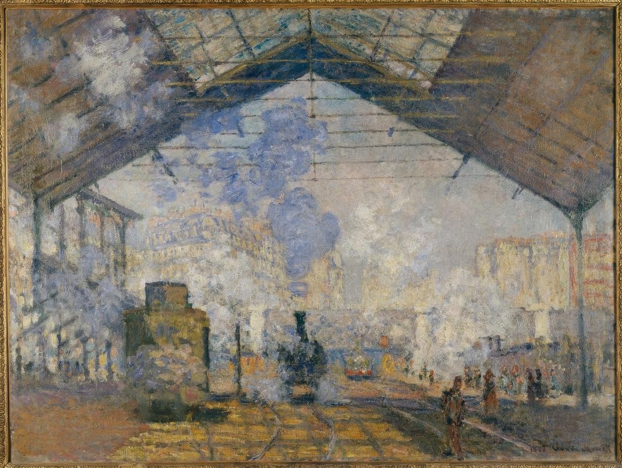 La Gare Saint-Lazare tekijältä Claude Monet