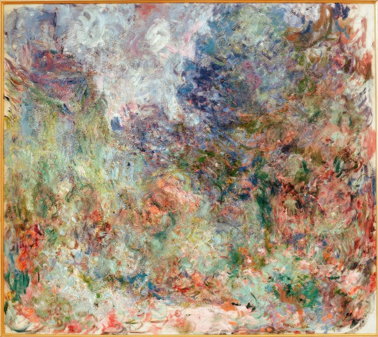 La Maison de l’Artiste vue du Jardin aux Roses (Das Haus de tekijältä Claude Monet