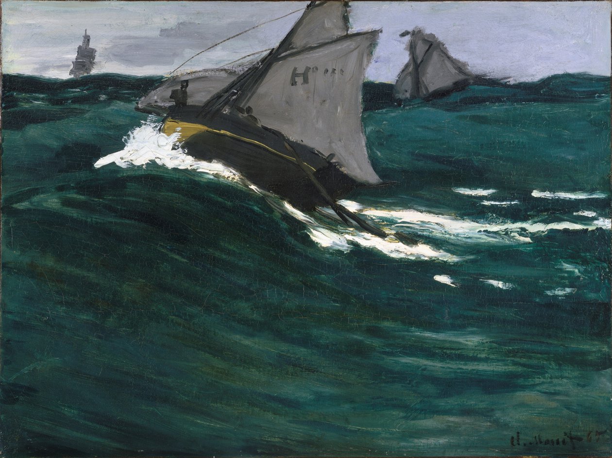 La Vague Verte tekijältä Claude Monet