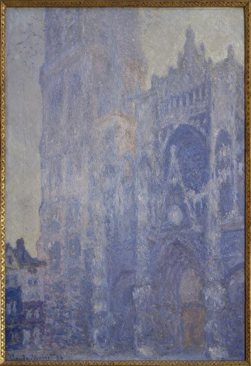 La Cathedrale de Rouen. Le portail et la tour Saint-Romain, tekijältä Claude Monet