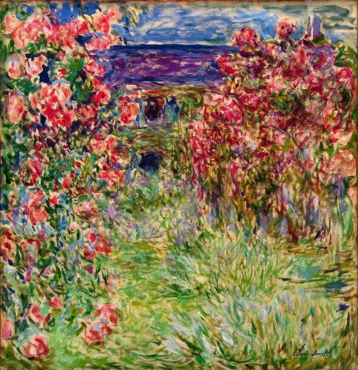 La maison dans les roses tekijältä Claude Monet