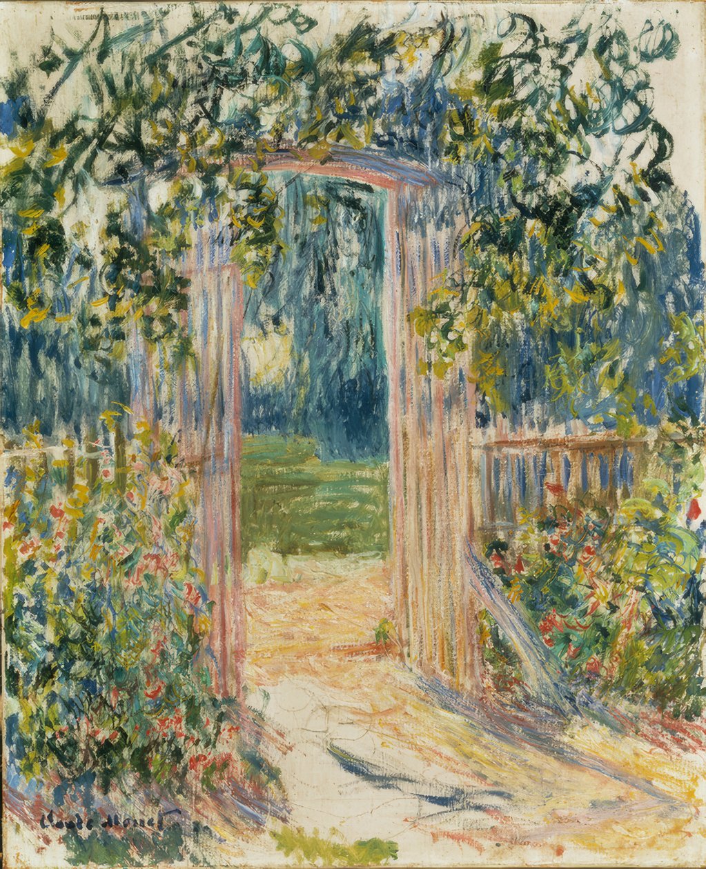 La porte du jardin, Vétheuil tekijältä Claude Monet