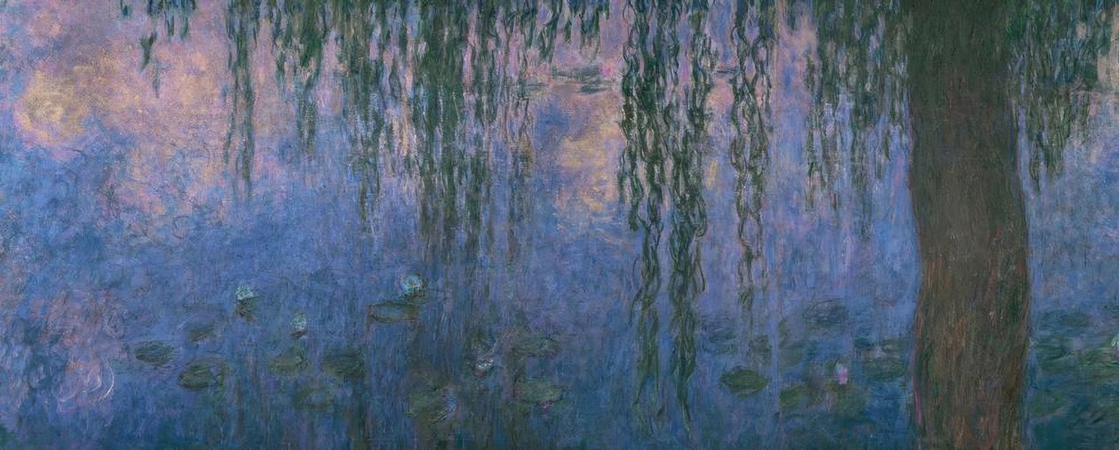 Le Bassin aux nymphéas avec saules, Le Matin aus saules tekijältä Claude Monet