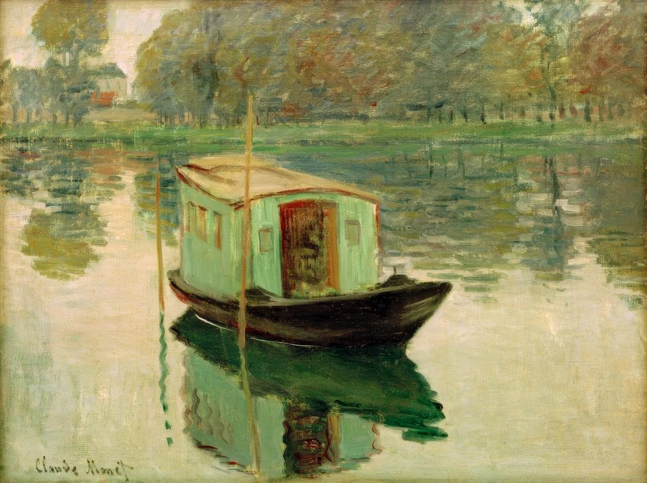 Bateau-atelier tekijältä Claude Monet