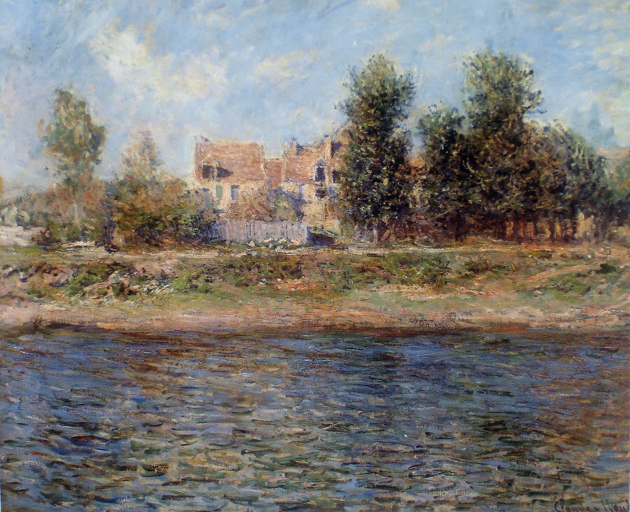 Le Berge de La Seine tekijältä Claude Monet