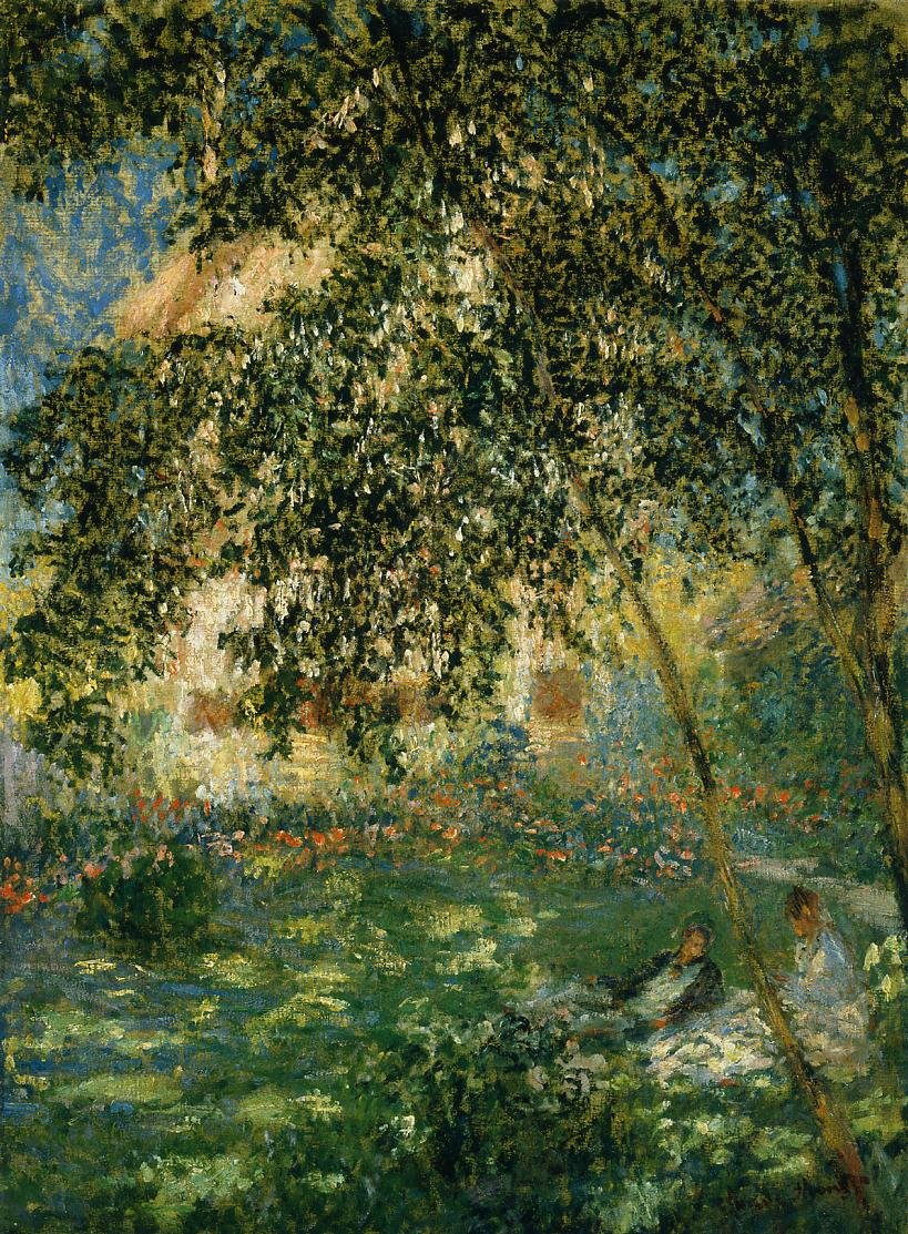 Le repos dans le jardin, Argenteuil tekijältä Claude Monet