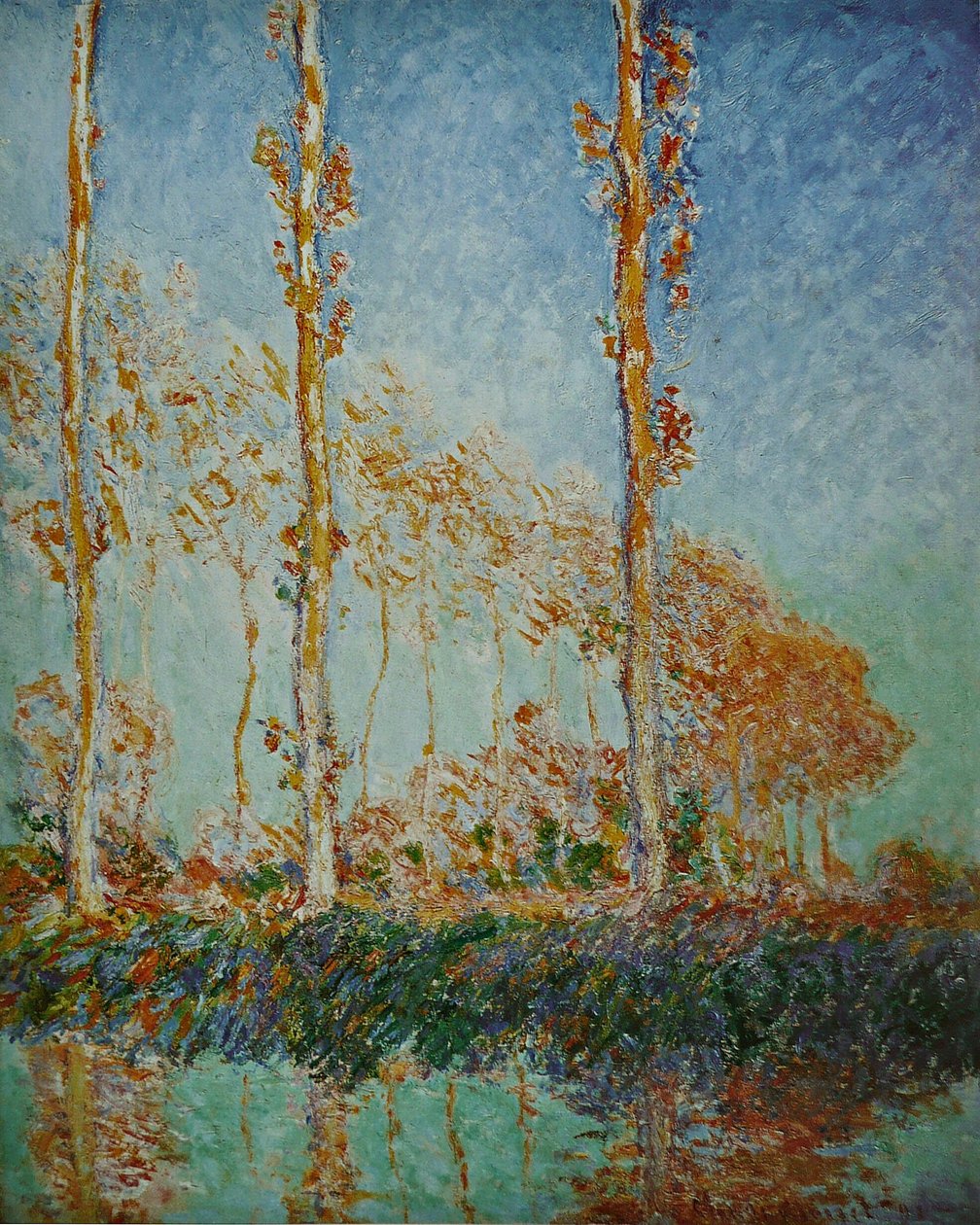 Les Peupliers tekijältä Claude Monet
