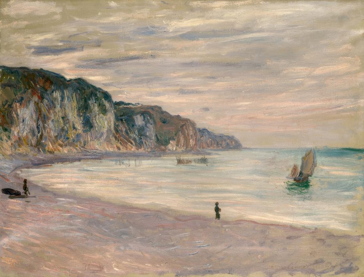 Les falaises à Pourville tekijältä Claude Monet