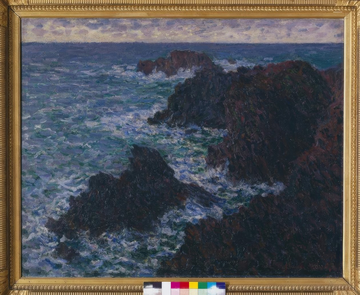 Les rochers de Belle-Ile; la Côte sauvage tekijältä Claude Monet
