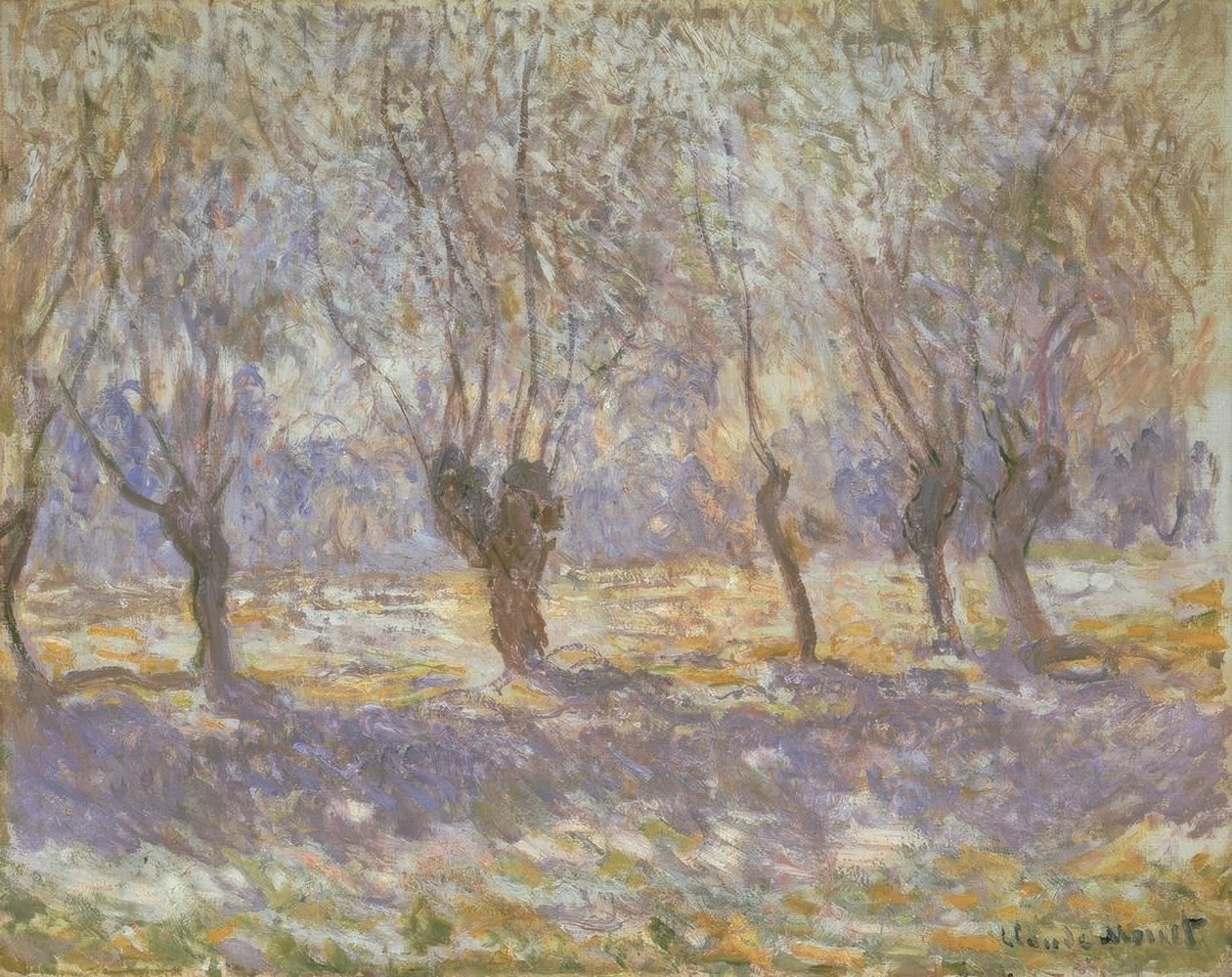 Les saules, Giverny tekijältä Claude Monet