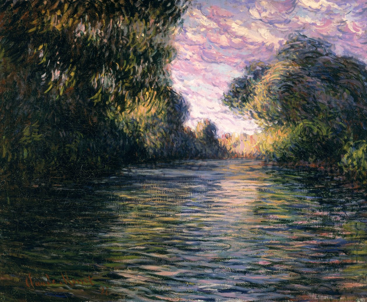 Aamu Seinen varrella, 1897 tekijältä Claude Monet