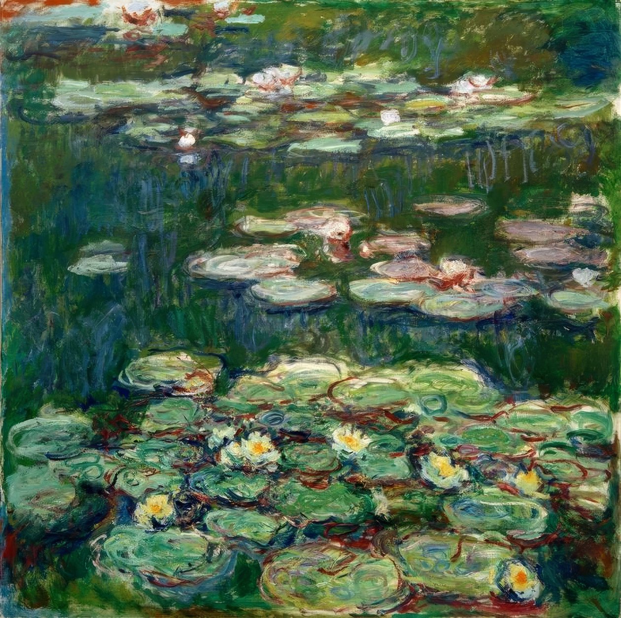 Nymphéas blancs et jaunes tekijältä Claude Monet