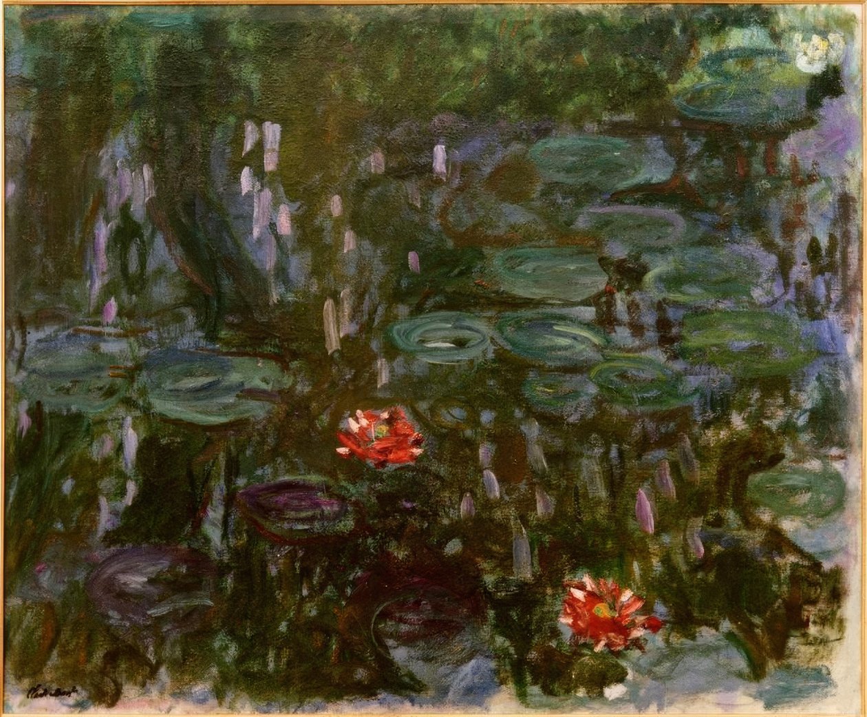 Nymphéas, reflets de saule tekijältä Claude Monet