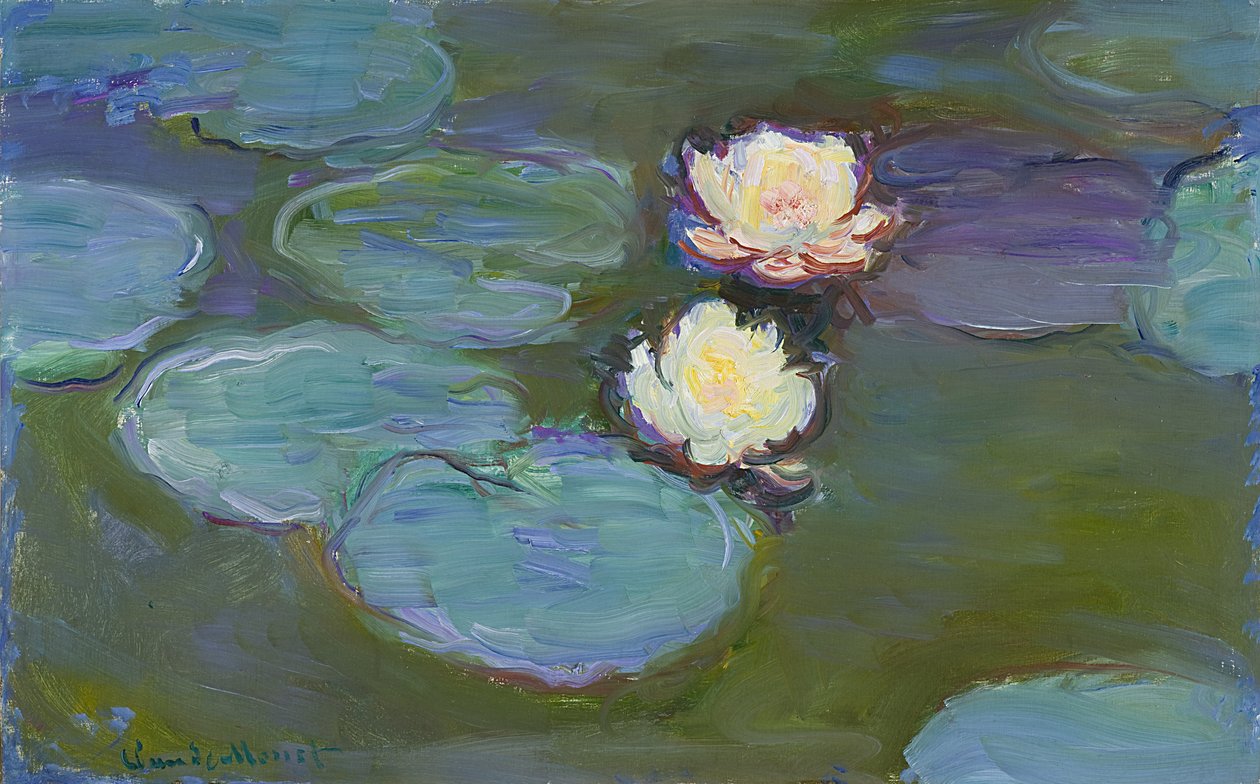 Nympheas, 1897-8 tekijältä Claude Monet