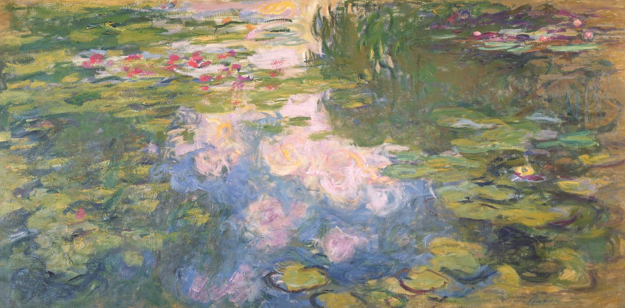 Nympheas, n. 1919-22 tekijältä Claude Monet