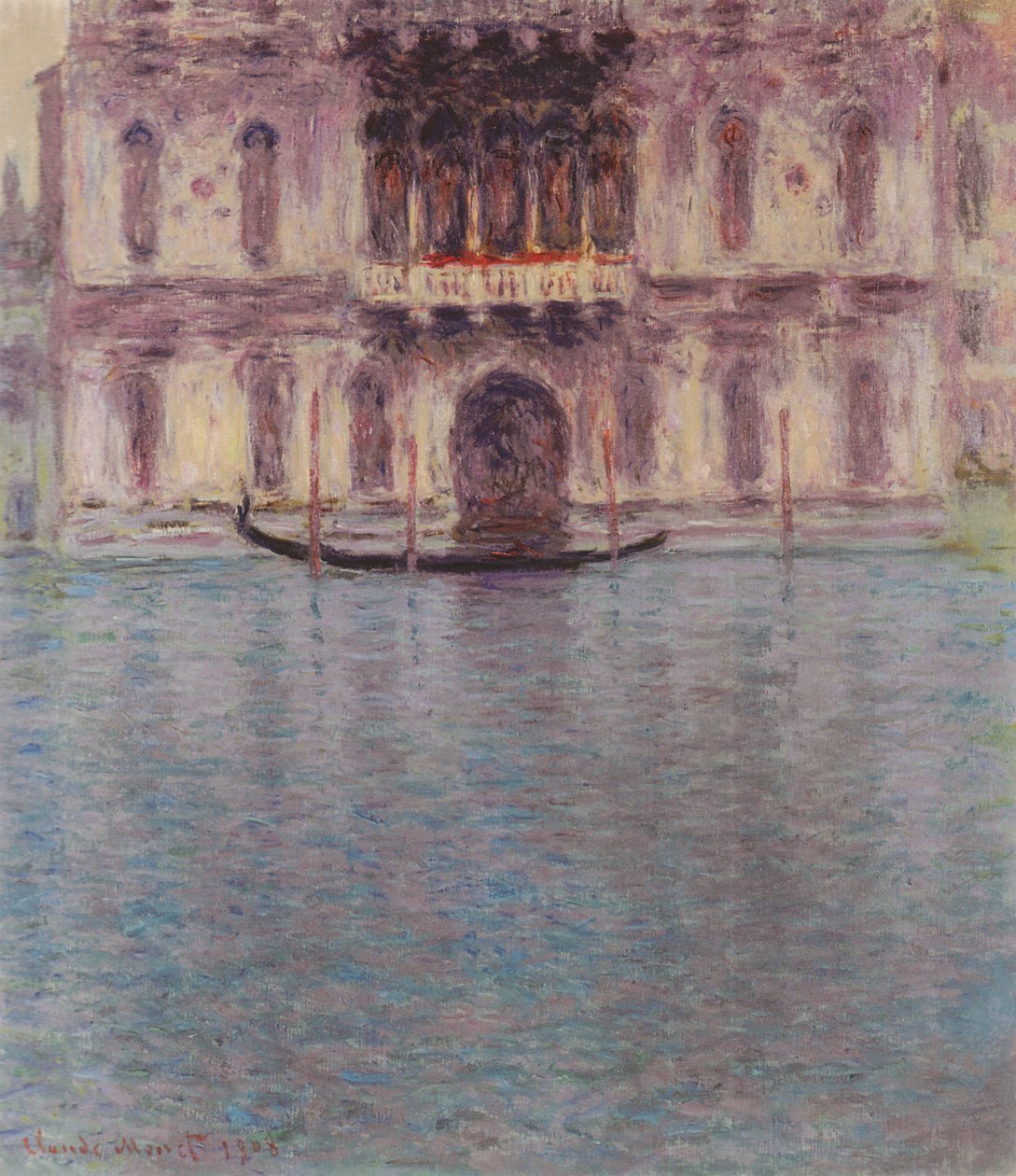 Palazzo Contarini, Venetsia tekijältä Claude Monet