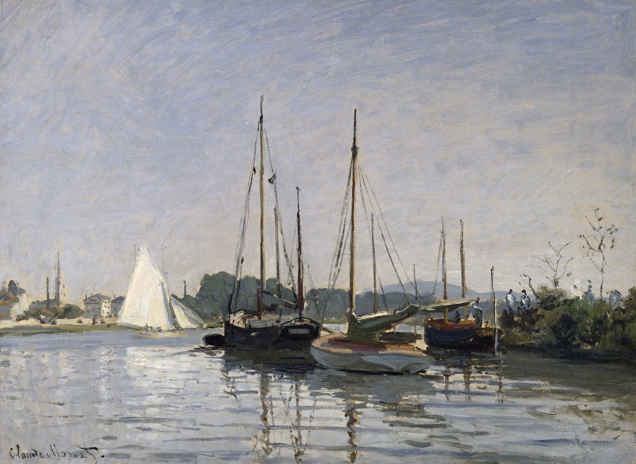 Pleasure Boats, Argenteuil, n. 1872-3 tekijältä Claude Monet