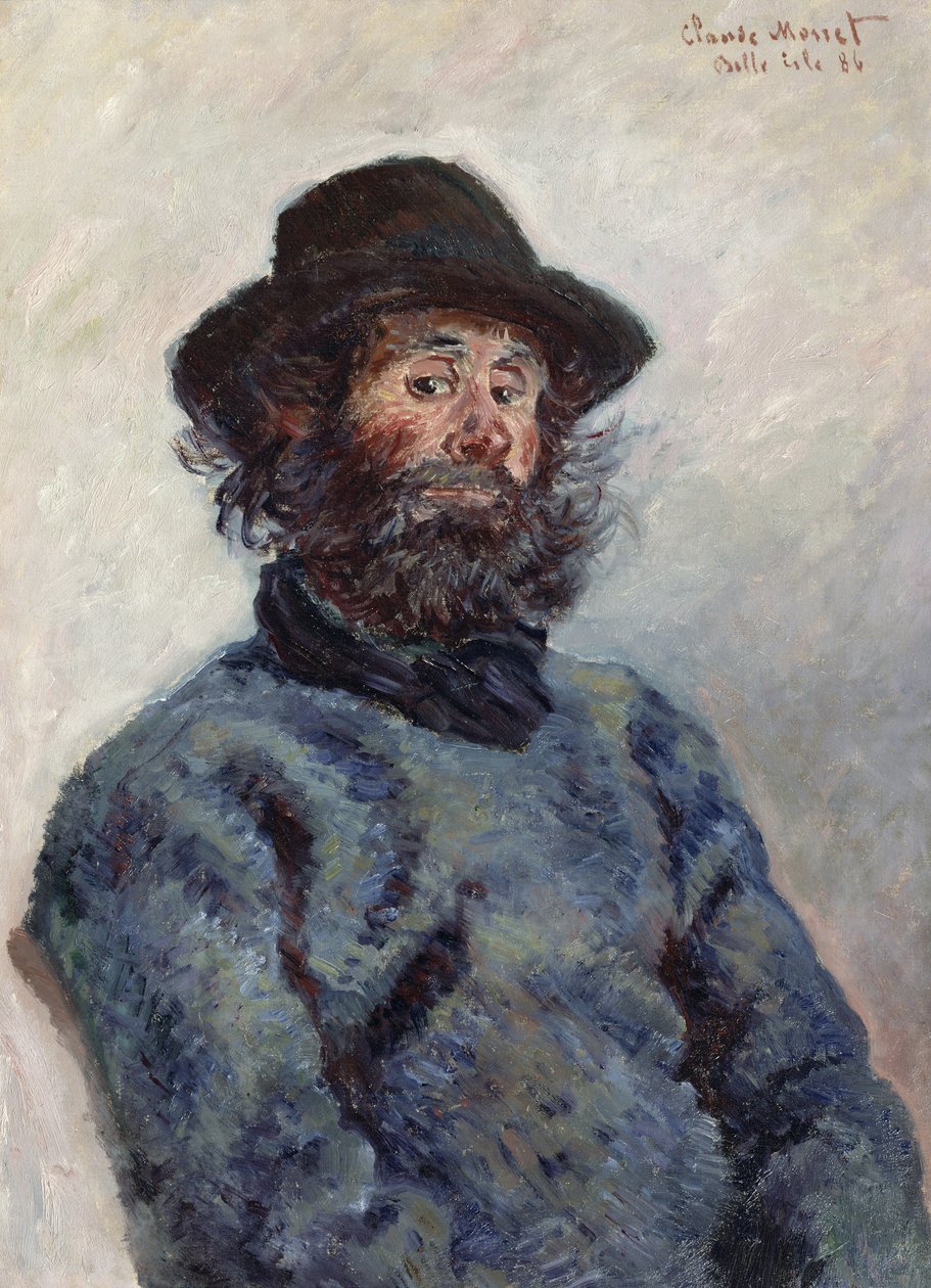 Poly, Belle-Ilen kalastaja, 1886 tekijältä Claude Monet