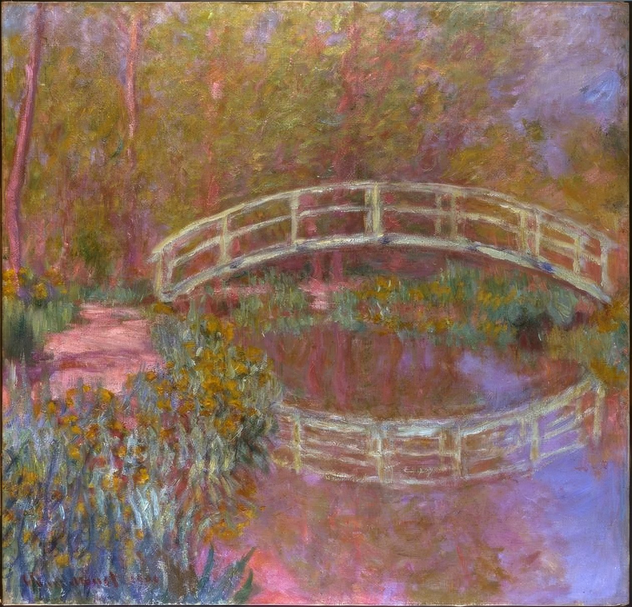 Pont dans le Jardin de Monet tekijältä Claude Monet