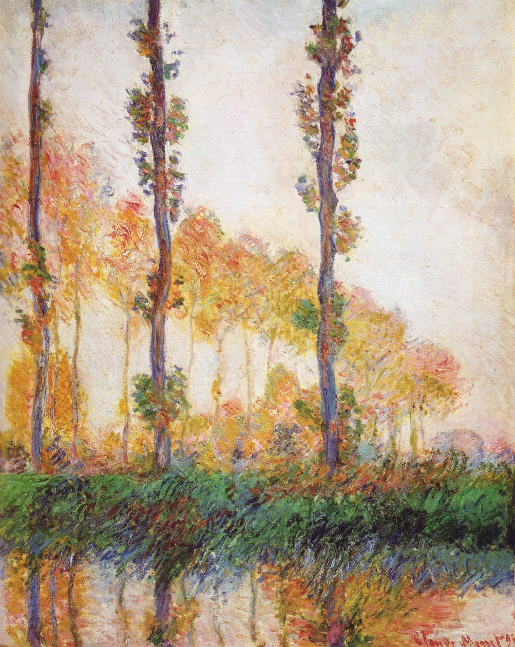 Poppelit (syksy) II.JPG tekijältä Claude Monet