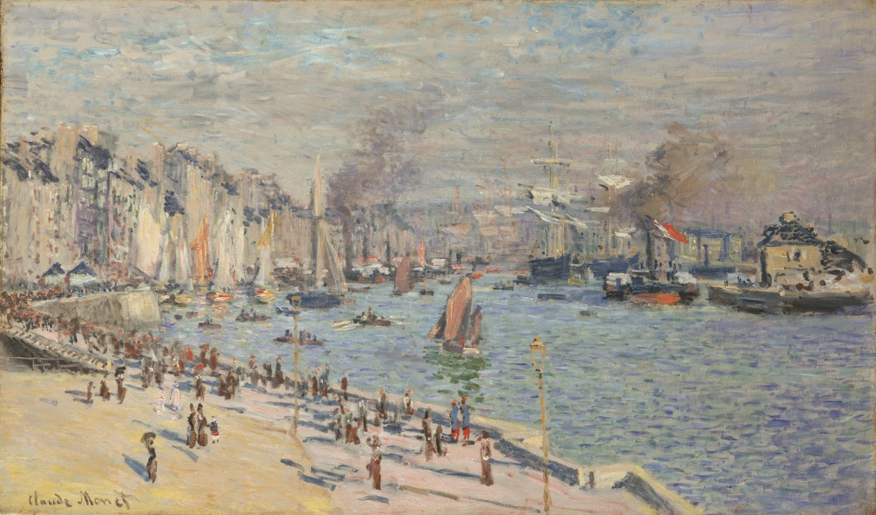 Le Havren satama tekijältä Claude Monet