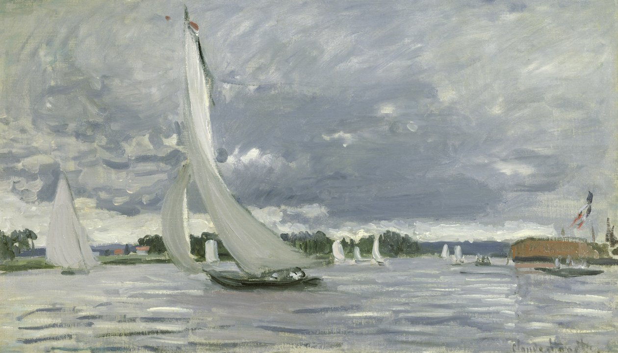 Regatta Argenteuilissa, 1872 tekijältä Claude Monet