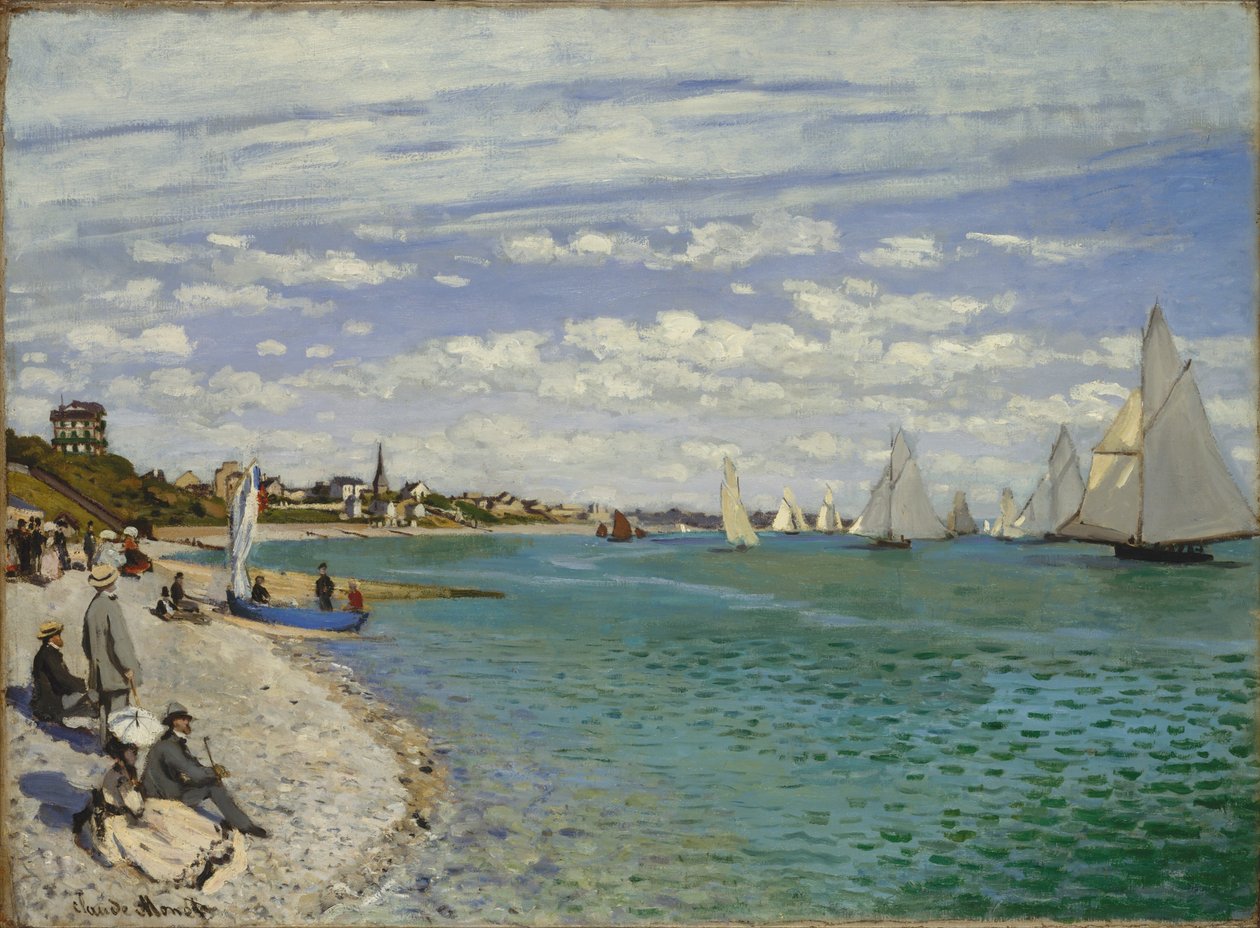 Regatta Sainte-Adresessa tekijältä Claude Monet