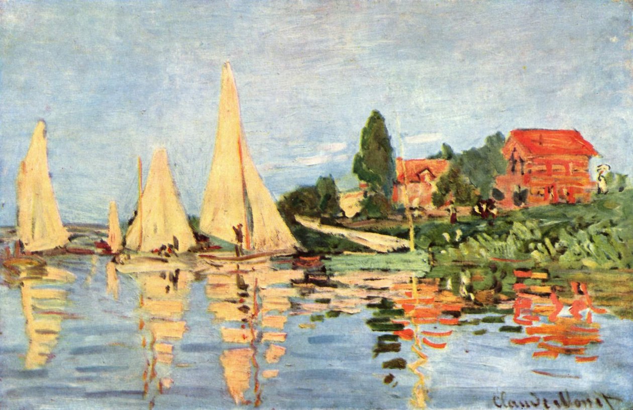 Regatta bei Argenteuil tekijältä Claude Monet