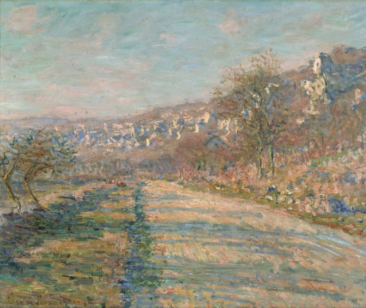 La Roche-Guyonin tie tekijältä Claude Monet