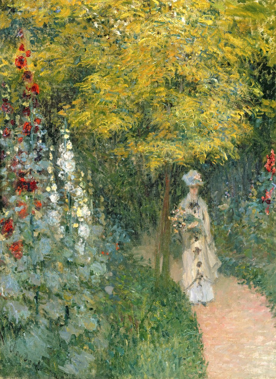 Ruusutarha, 1876 tekijältä Claude Monet