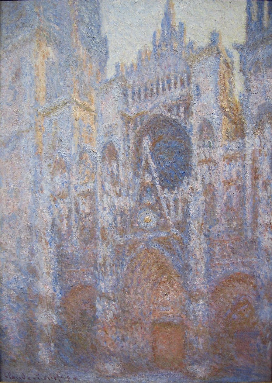 Rouenin katedraali, länsijulkisivu tekijältä Claude Monet