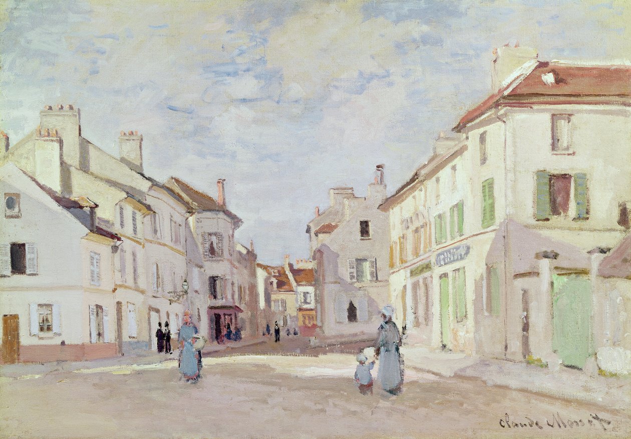 Rue de la Chaussee osoitteessa Argenteuil tekijältä Claude Monet