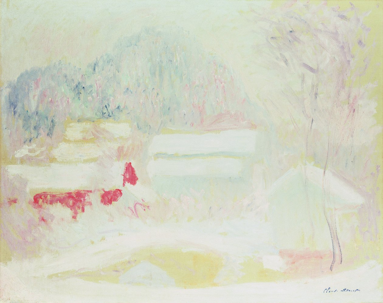 Sandviken, Norja, 1895 tekijältä Claude Monet