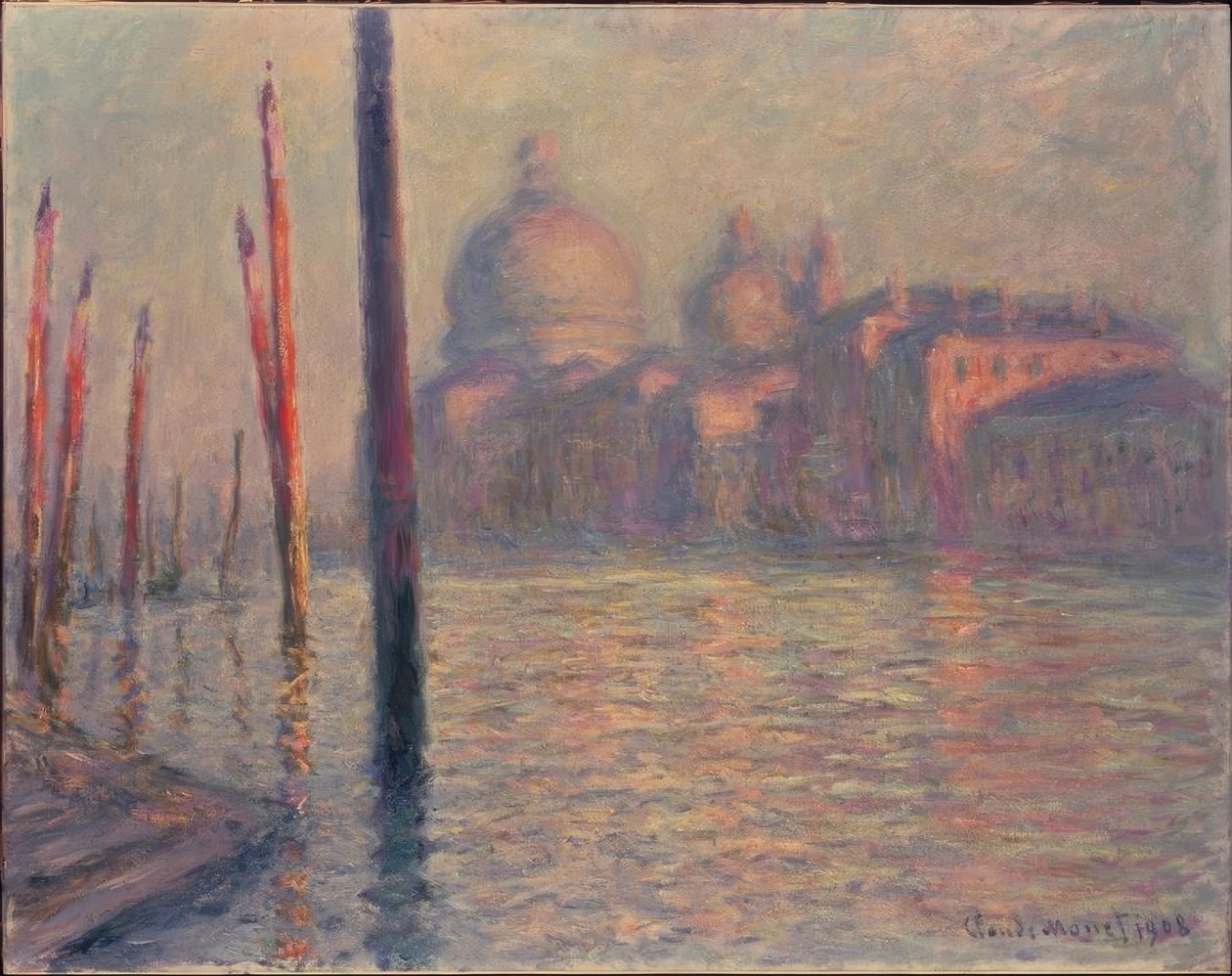 Santa Maria della Salute ja Grand Canal, Venetsia tekijältä Claude Monet