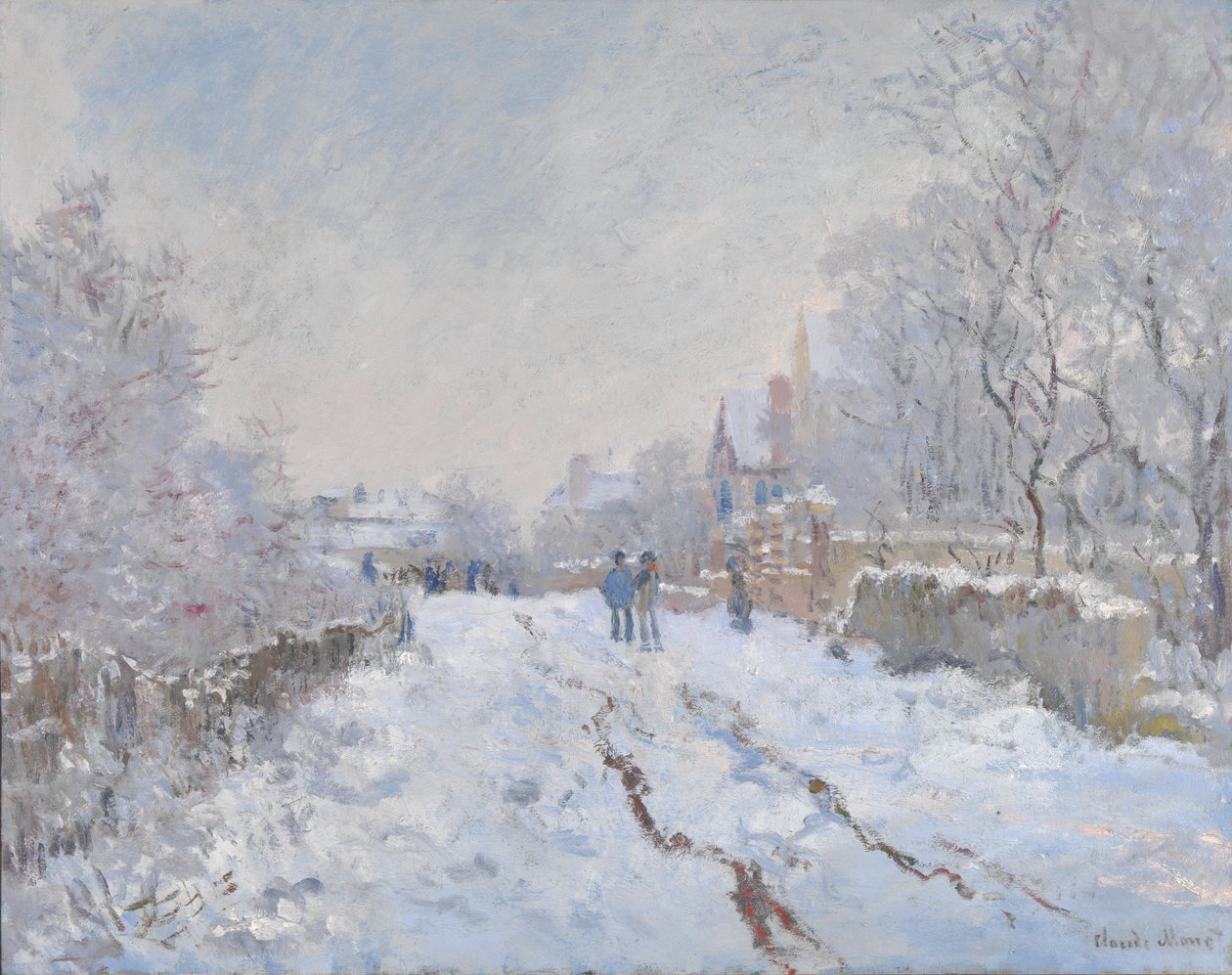 Luminäkymä Argenteuilissa tekijältä Claude Monet