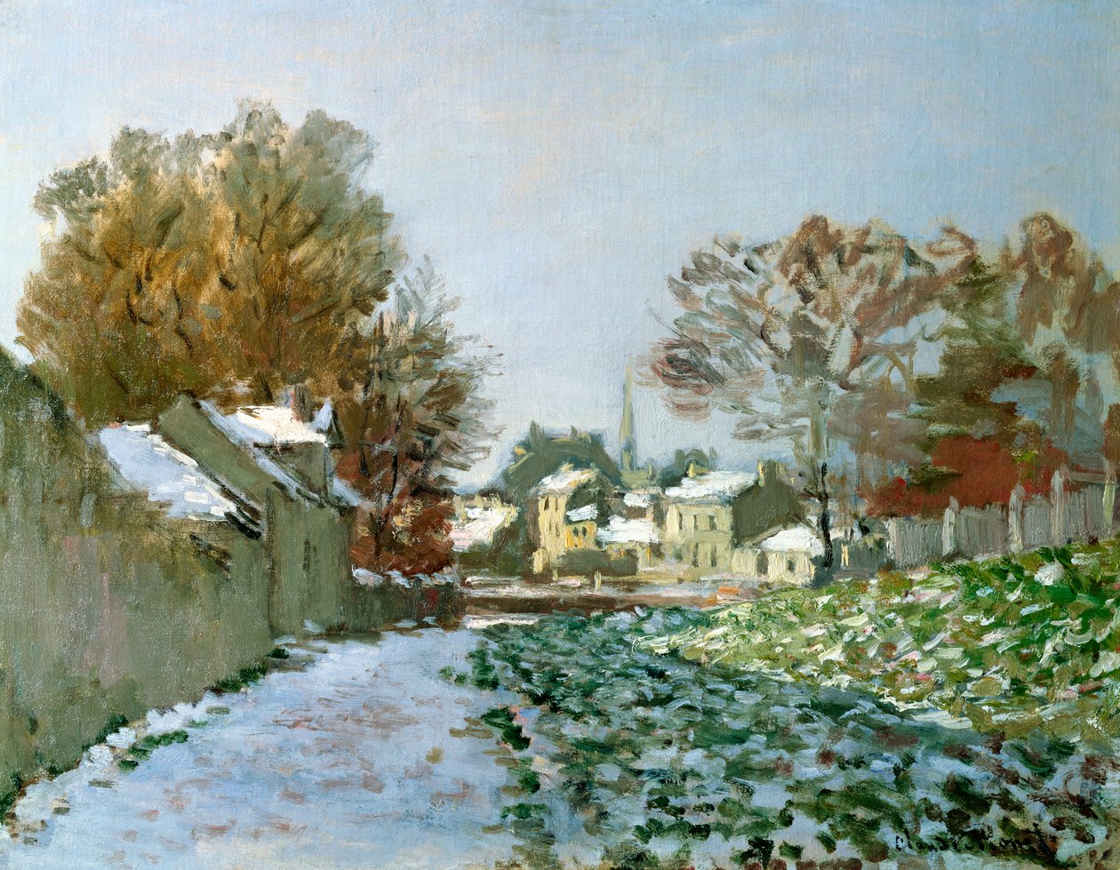 Lunta Argenteuilissa, 1874 tekijältä Claude Monet