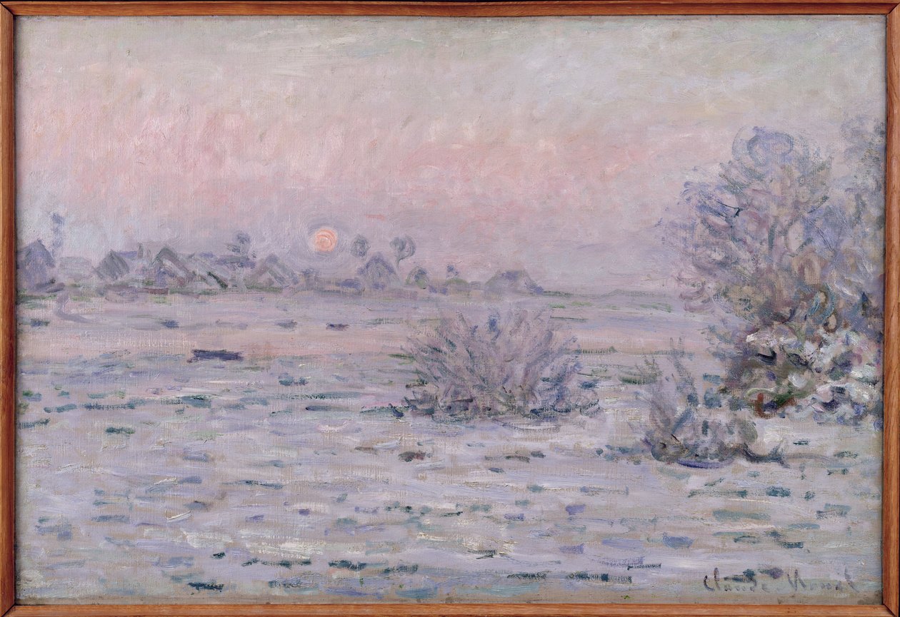 Luminen maisema hämärässä, 1879-80 tekijältä Claude Monet