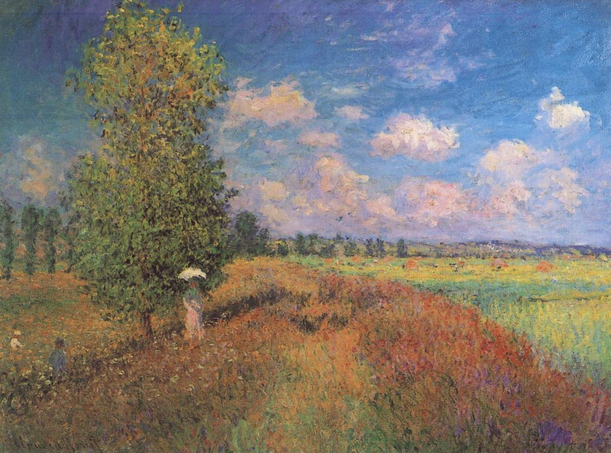 Sommer Klatschmohnfeld tekijältä Claude Monet