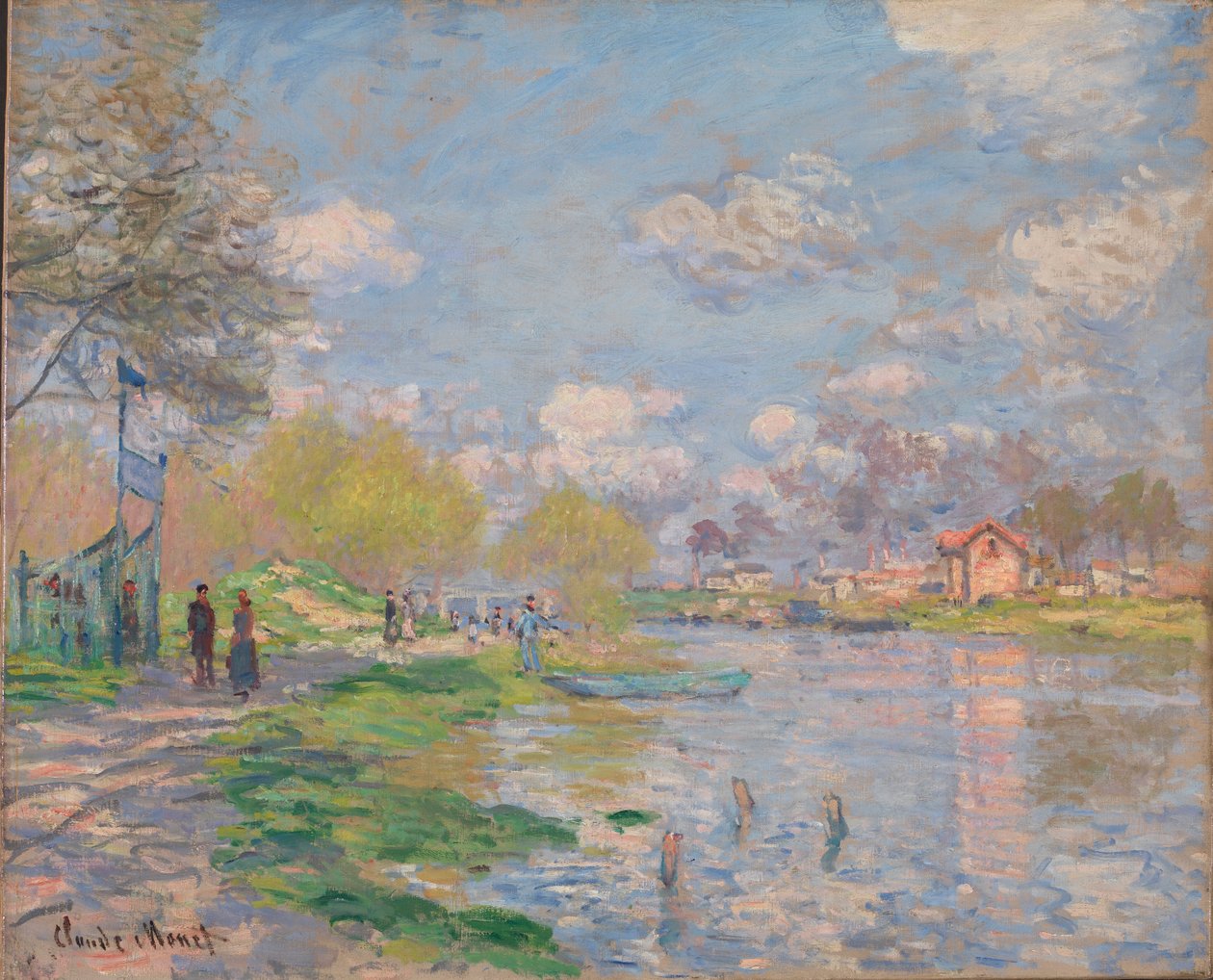 Kevät Seinen rannalla tekijältä Claude Monet