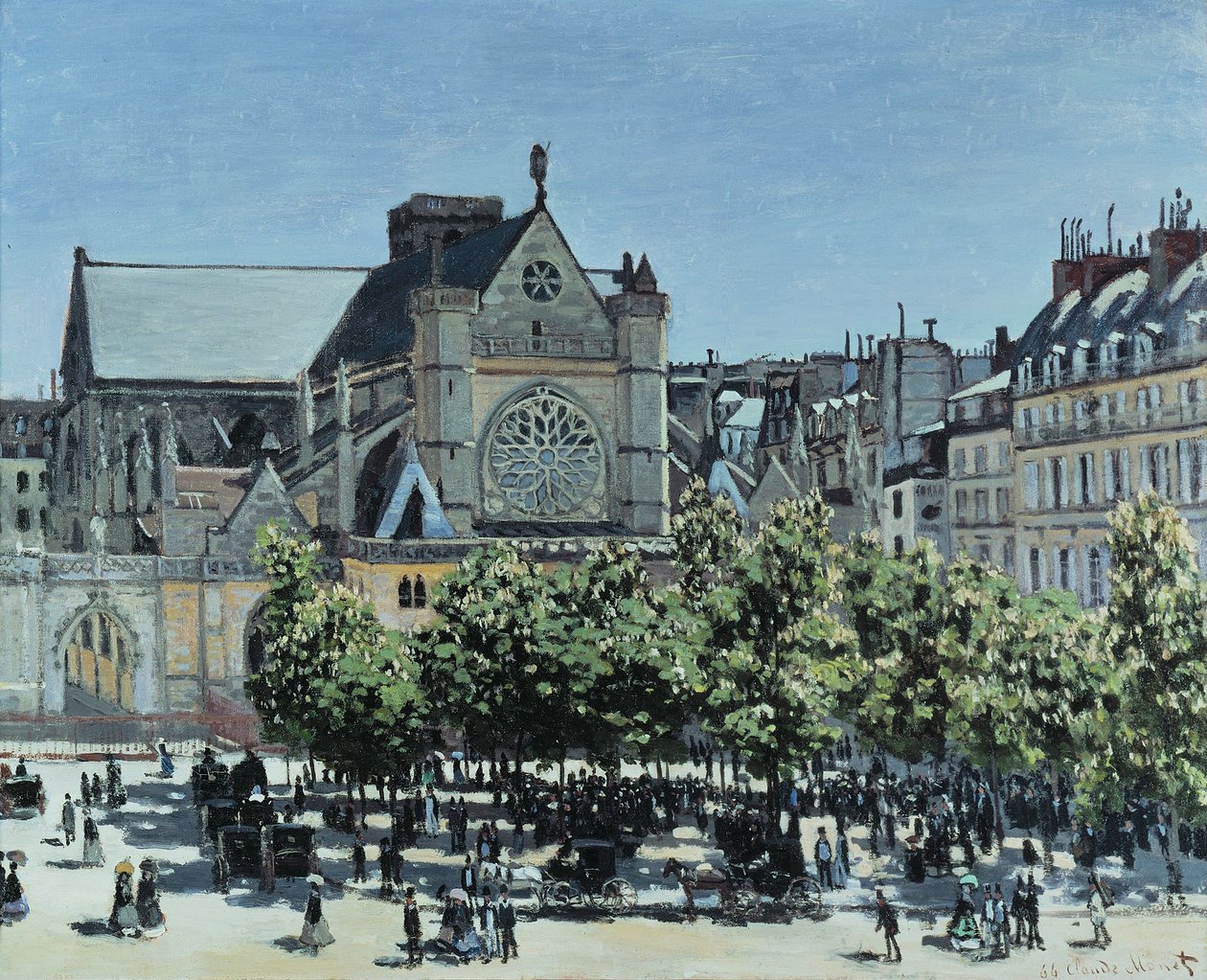 St. Germain lAuxerrois à Pariisi tekijältä Claude Monet