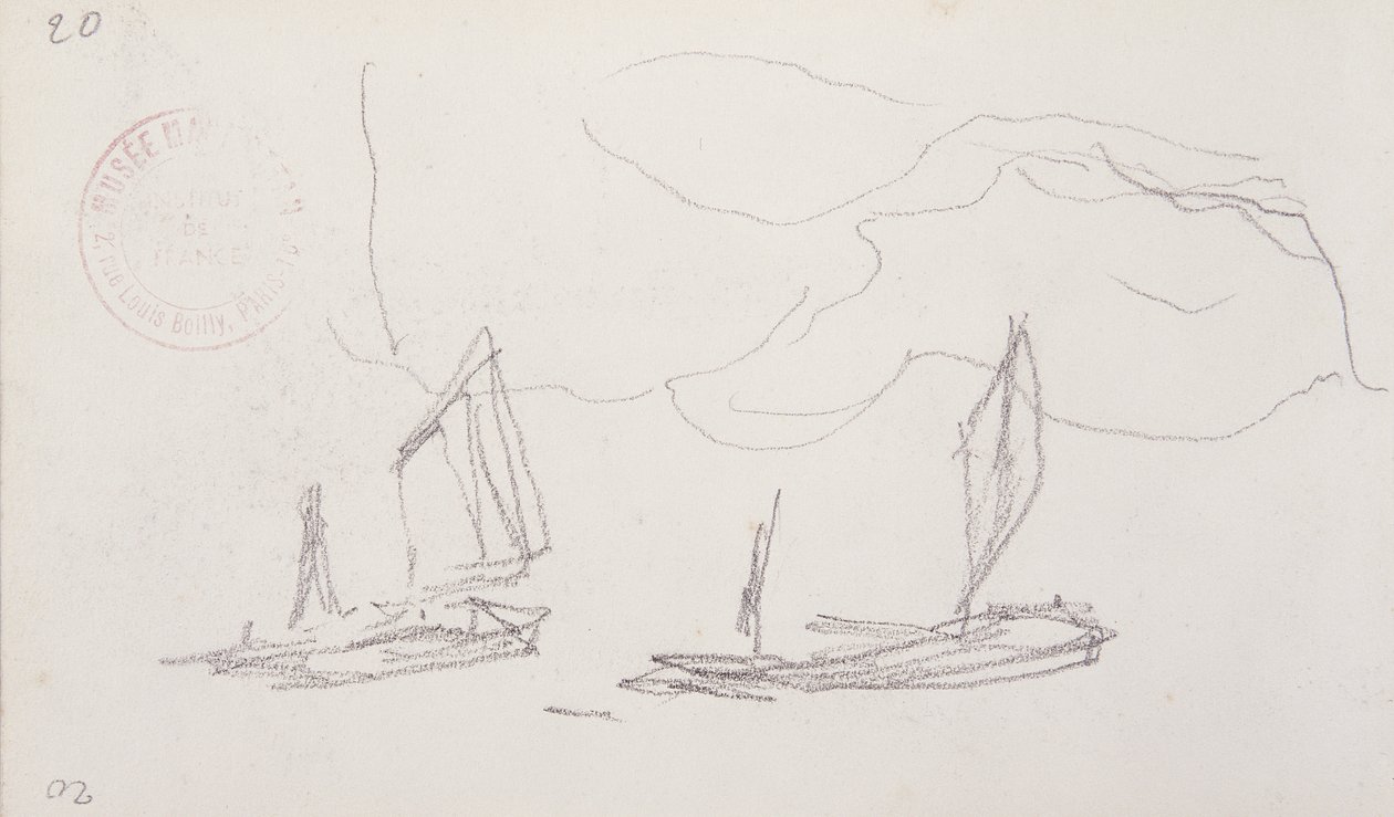 Tutkimus Lontoon sarjalle, Boats on the Thames tekijältä Claude Monet