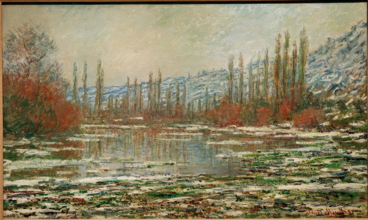 Tauwetter Vétheuilissa tekijältä Claude Monet