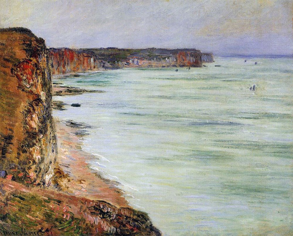 Temps calme Pourville tekijältä Claude Monet