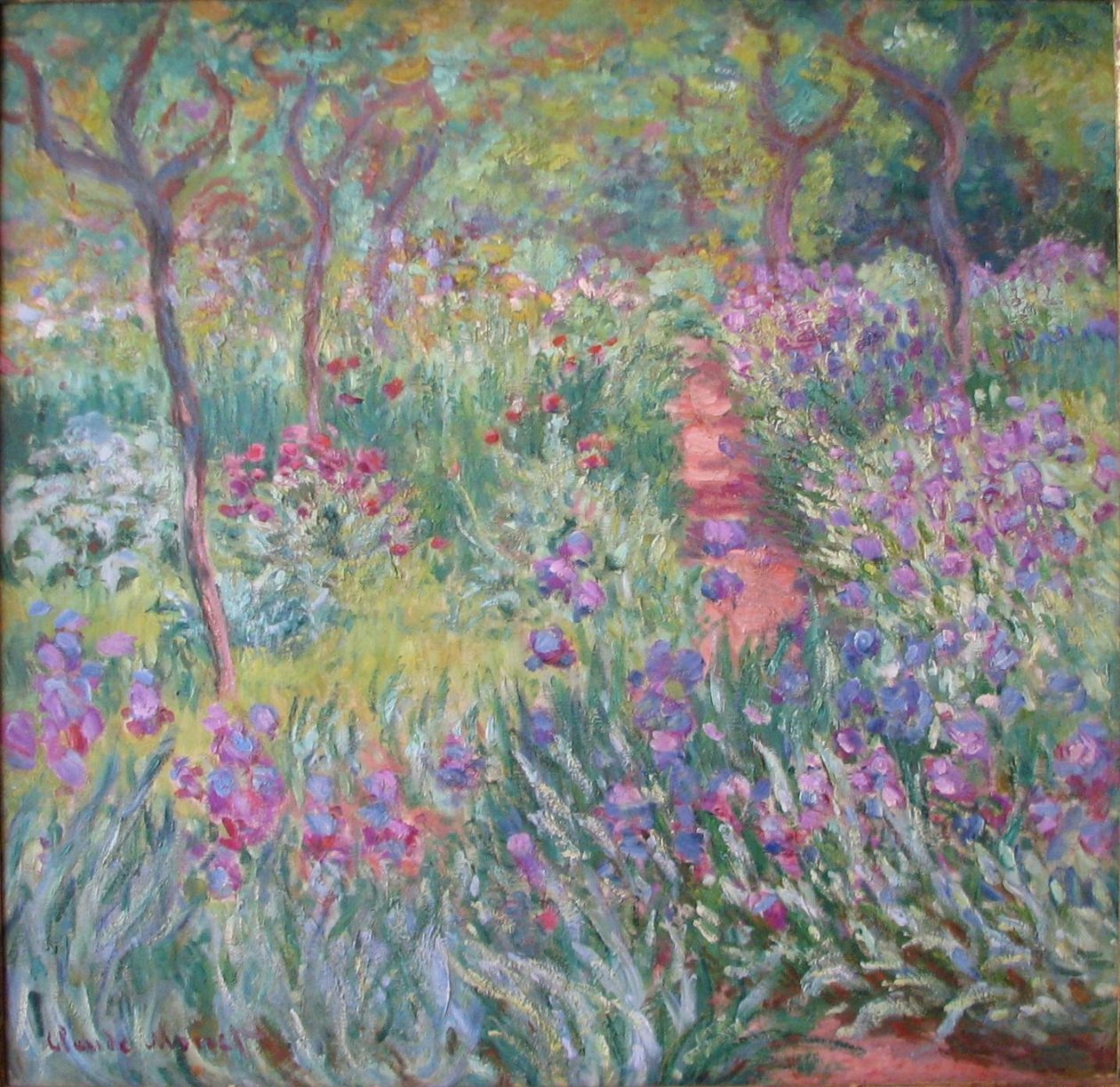 Taiteilijoiden puutarha Givernyssä. tekijältä Claude Monet